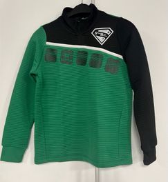 Sweater groen (korte rits)